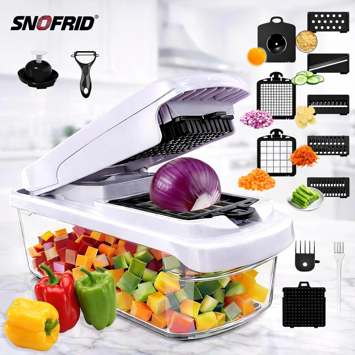 Multifunction Vegetable Chopper, Food Slicer, Dicer & Grater Tool