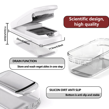 Multifunction Vegetable Chopper, Food Slicer, Dicer & Grater Tool
