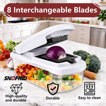 Multifunction Vegetable Chopper, Food Slicer, Dicer & Grater Tool