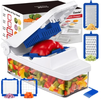 Multifunction Vegetable Chopper, Food Slicer, Dicer & Grater Tool