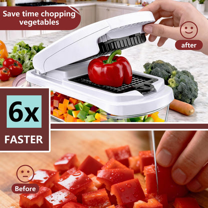 Multifunction Vegetable Chopper, Food Slicer, Dicer & Grater Tool